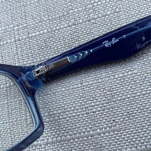 Ray-Ban Women Eyeglasses Frame Navy Blue Tone RB1530 Glasses 48[]16 130 - Picture 7 of 11